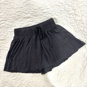 Altar’d State AS Revival Flowy Black Shorts